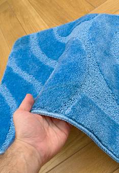 фактура коврика для ванной Confetti Bath Maximus Symphony 2509 Blue PS