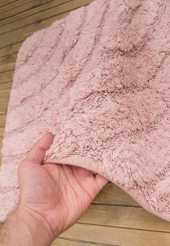 Розовый комплект ковриков для ванной и туалета Porter-Rose