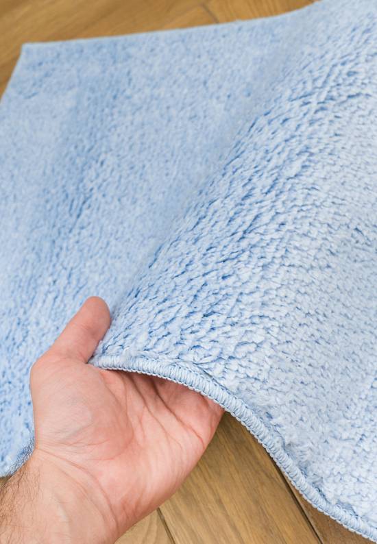 Голубой мягкий коврик для ванной Unimax 2522 Baby Blue