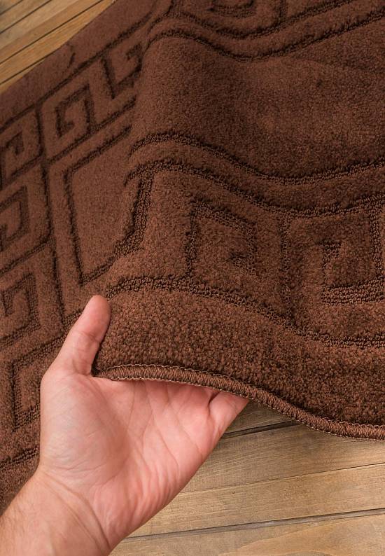 Комплект ковриков для ванной и туалета Ethnic 2518 Brown PS