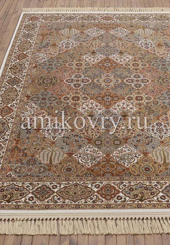 Высокоплотный ковер из вискозы 2M046-White
