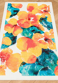 коврик для ванной в перспективе Confetti Bath Bella Flower Dust 01 Yellow