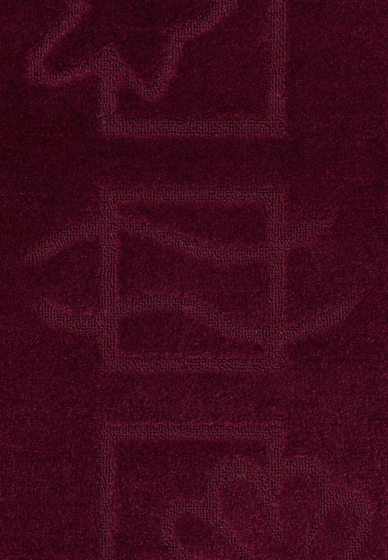 Бордово-фиолетовый коврик для ванной Maritime 2576 Aubergine
