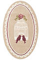 Коврик для ванной Confetti Bath Bella Bird Cage 02 Beige овал