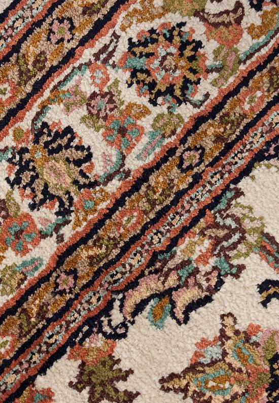 Шелковый ковер ручной работы из Индии 244229-Afshar beige/beige
