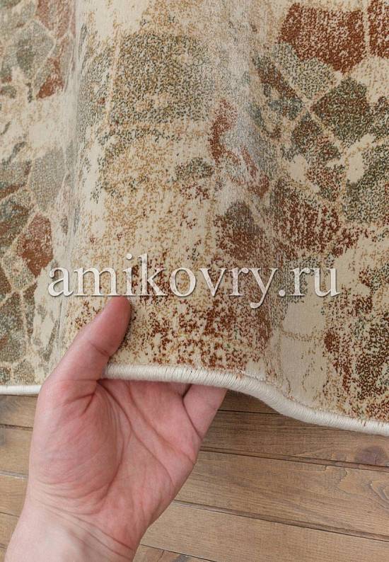 Высокоплотный ковер из вискозы 2M102-Ivory