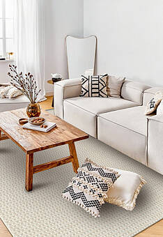 безворсовый ковер в интерьере Alfeo RA6033-R809