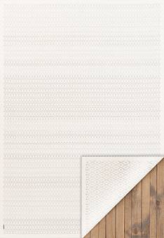 дизайн двустороннего безворсового ковра Smart Weave Tsirgu-White