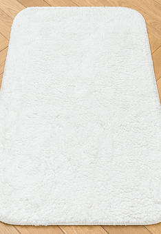 Коврик для ванной Confetti Bath Cotton Organic Soft Light 1601 White