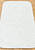 Белый коврик для ванной Organic Soft Light 1601 White