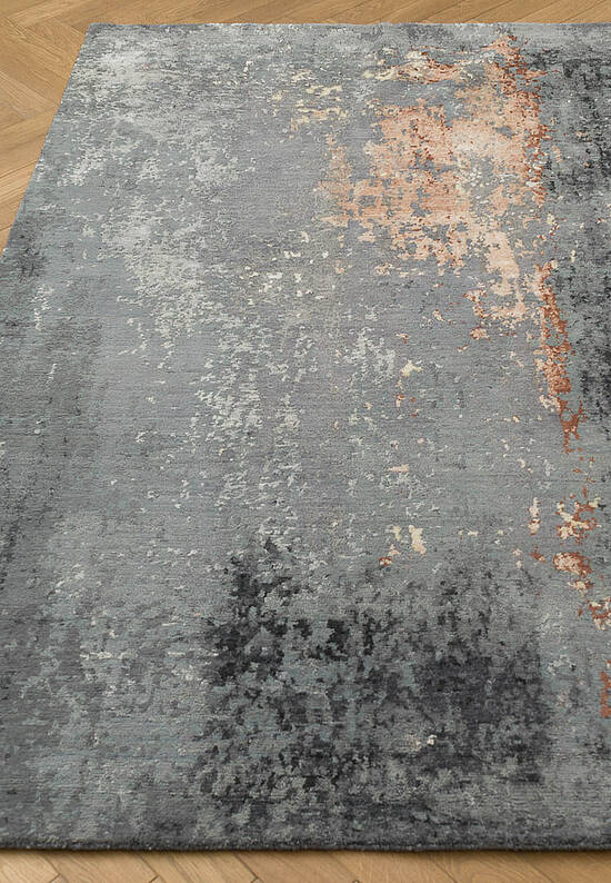 Индийский ковер ручной работы 2220-1 Charcoal/Multi
