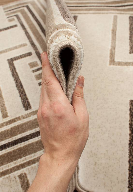 Синтетический ковер 0223KI-Beige-L.Beige
