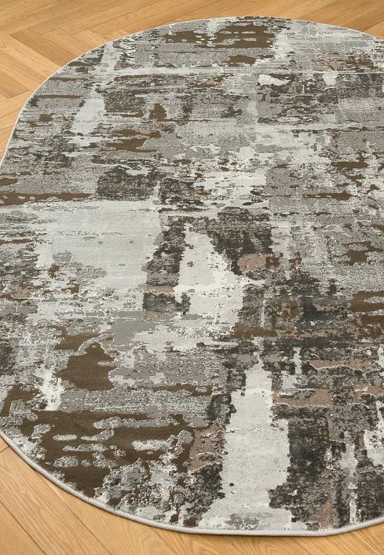 Синтетический бюджетный ковер F238-Gray-Beige