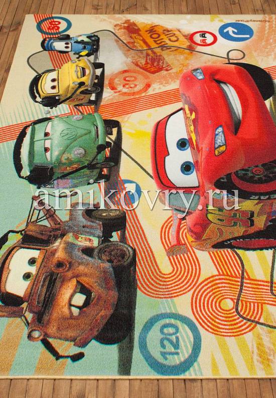 Ковер Disney Cars D3CR003-yellow