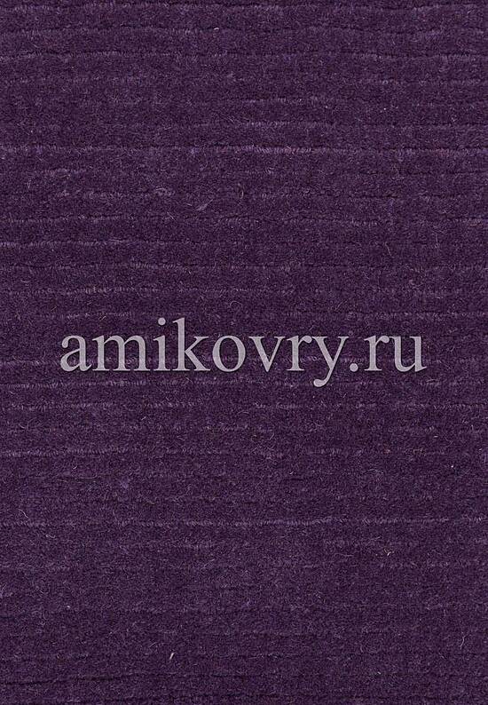 Однотонный шерстяной ковер Purple