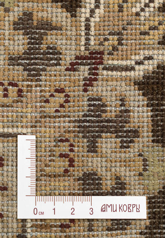 Элитный ковер ручной работы 10/10 AM-101-2-Ivory/Brown
