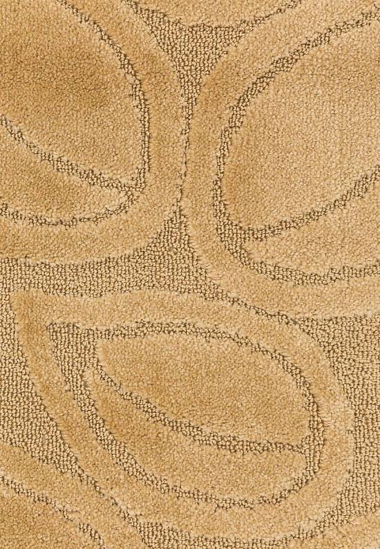 Бежевый коврик для ванной Flora 2519 Dark Beige