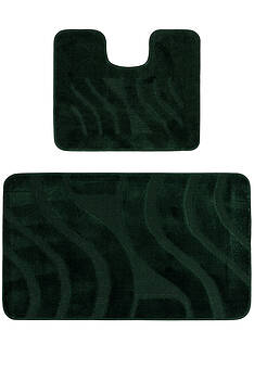 дизайн комплекта ковриков для ванной Confetti Bath Maximus Symphony 2536 Hunter Green BQ