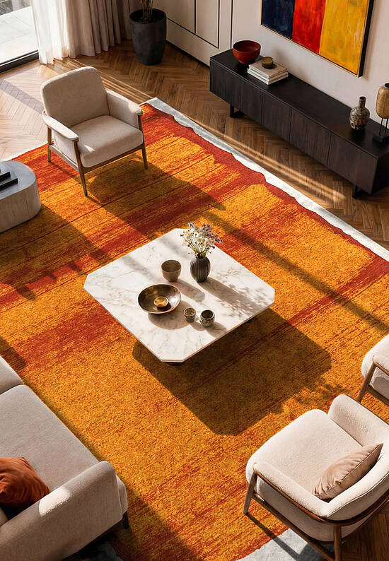 Современный безворсовый ковер LS6253-L440 outdoor