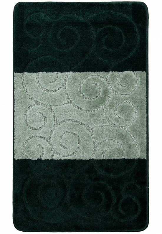 Зеленый коврик для ванной Sile 2536 Hunter Green