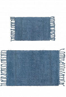 Комплект ковриков для ванной Irya Bath Paloma-Denim Blue