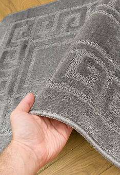 фактура коврика для ванной Confetti Bath Maximus Ethnic 2503 Opal Grey