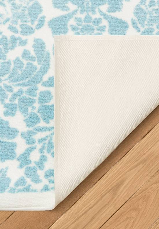 Голубой коврик для ванной Stencil 01 Ancient Blue
