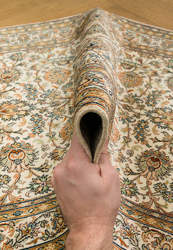 Шелковый ковер ручной работы IIST-GIC7KKJC5 All Over Cream