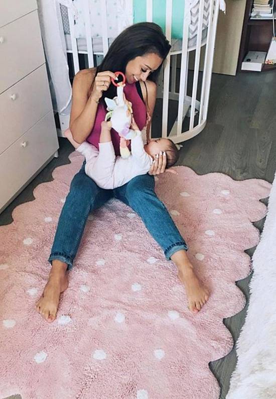 Детский стираемый ковер Biscuit Pink