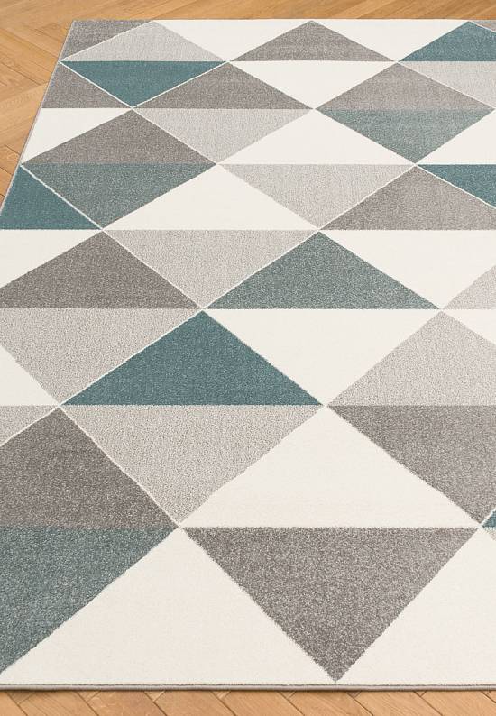 Недорогой современный ковер F276-Gray