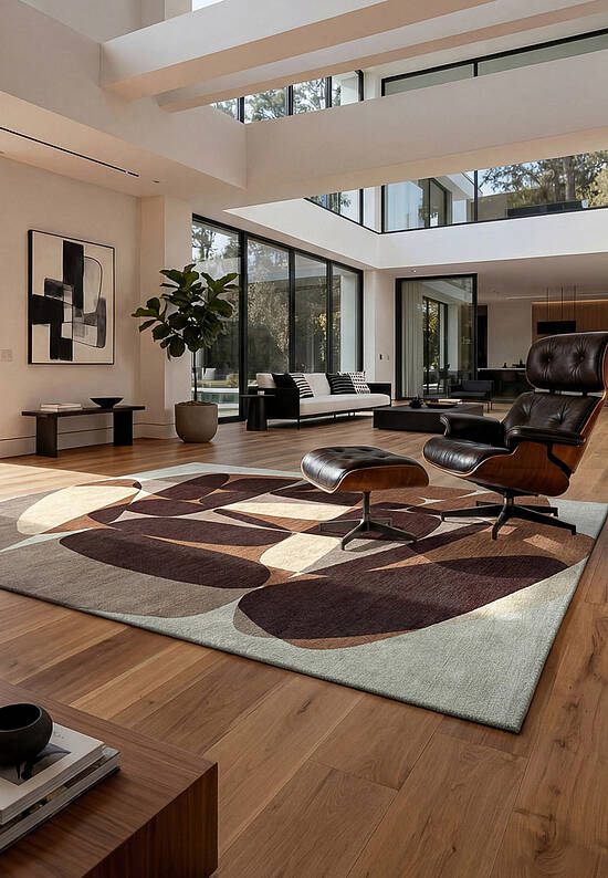 Дизайнерский ковер из шенилла LC6254-L445 outdoor