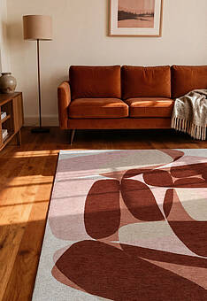 безворсовый ковер в интерьере Collection LC6254-L446 outdoor