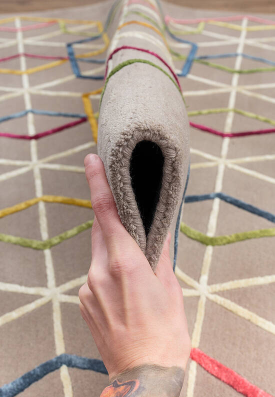 Дизайнерский ковер Hexagon 233.001-990