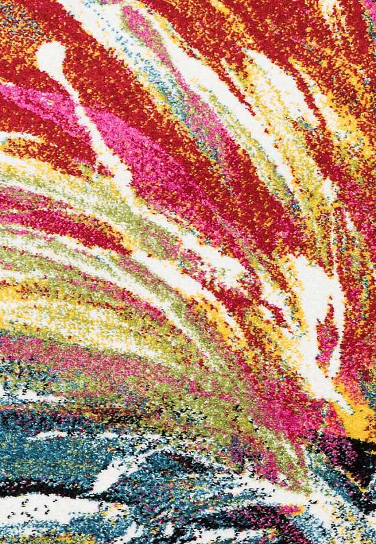 Недорогой синтетический ковер 2950-Multicolor