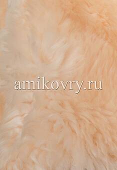 фрагмент новозеландской овчины персик светлый