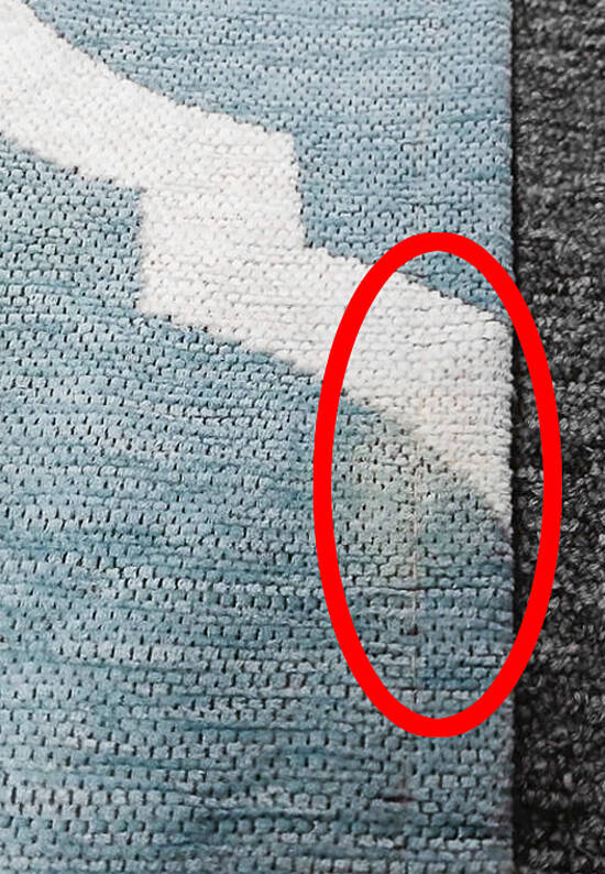 Гобеленовый ковер 076-blue/light beige discount3