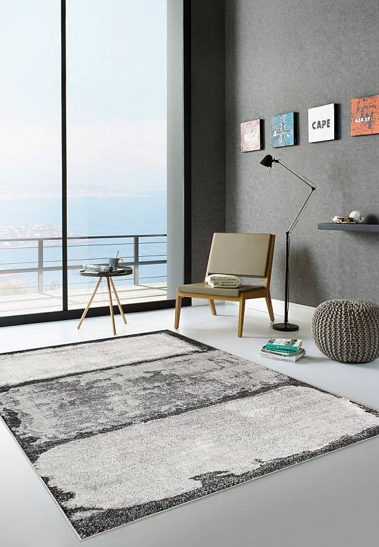 Недорогой синтетический ковер C083-Light Gray