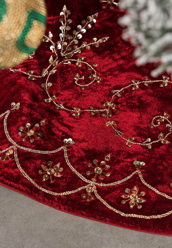 Коврик-юбка под ёлку