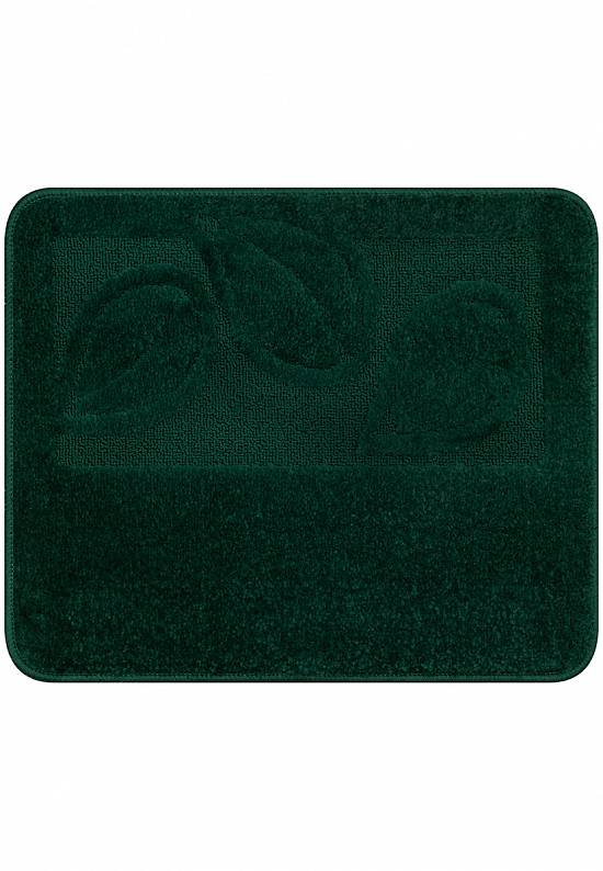 Зеленый коврик для ванной Flora 2536 Hunter Green