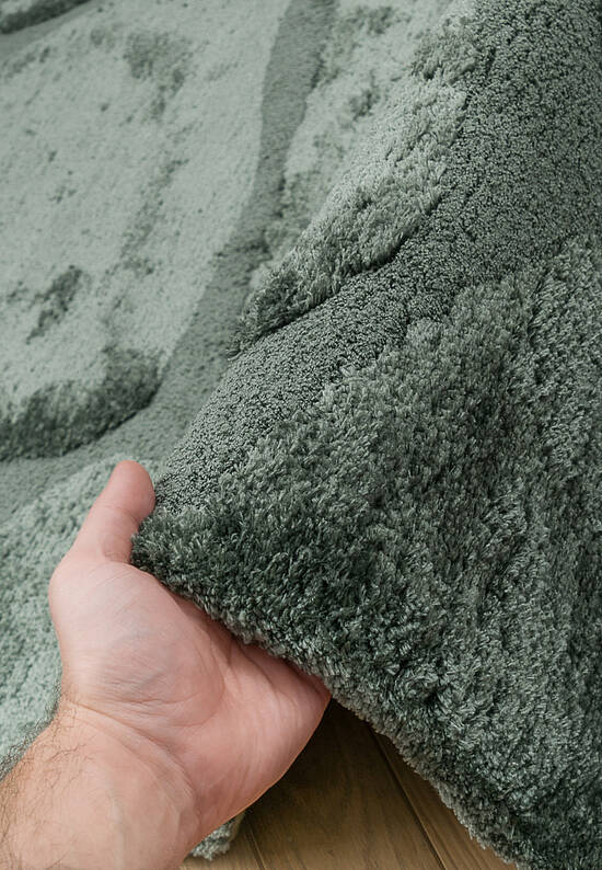 Пушистый ковер из полиэстера RN5471-R802