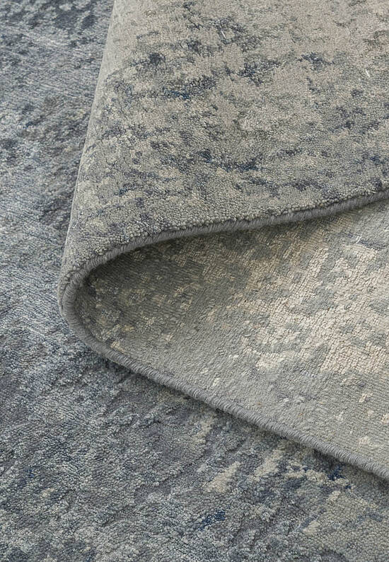 Индийский ковер ручной работы 2135-2 Blue/Grey