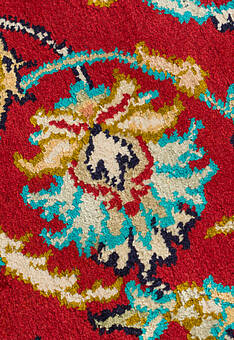 фрагмент ковра Cashmir IIST-GI97K27Z7 Kashan Red