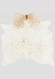 дизайн натуральной шкуры коровы Соль/перец коричнево-белая 1319
