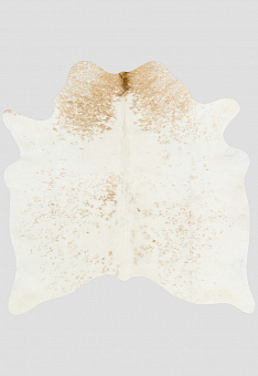 Натуральная шкура коровы Соль/перец коричнево-белая 1319