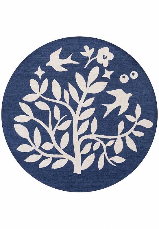 Гобеленовый ковер 083-blue/beige
