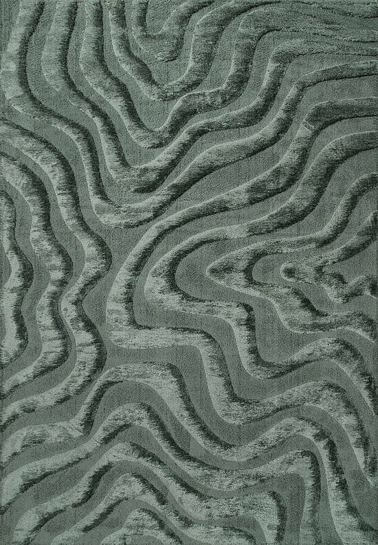 Мягкий пушистый ковер RE5458-R802