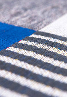 фрагмент безворсового ковра Collection Cotton LC3508-L204