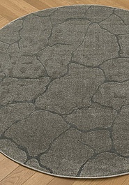 ковер в перспективе против ворса Sicilia RS6025-R636 круг