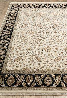 ковер в перспективе по ворсу Kashan gold 10/10 SK-121-Camel/Black