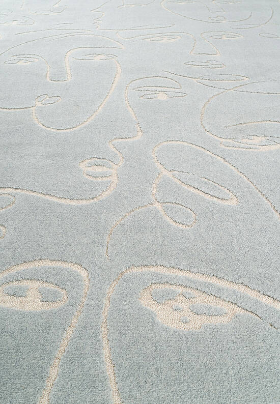 Дизайнерский ковер Faces 461.057-AE501